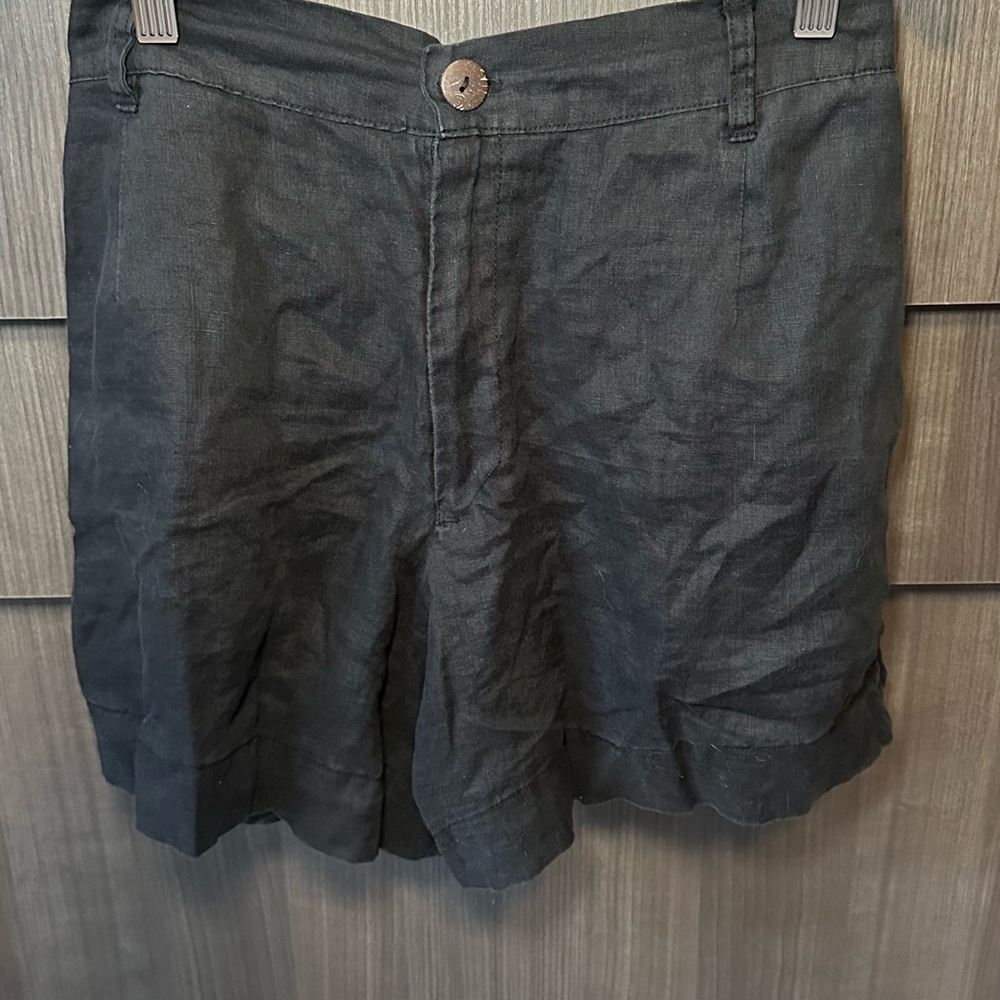 High Waist Black Women's Shorts